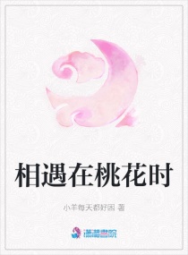 遇见桃花图片字